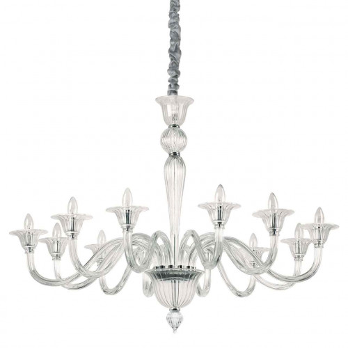 подвесная люстра ideal lux brigitta sp12 trasparente в Ижевске