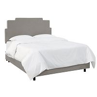 кровать двуспальная 180х200 серая paxton gray linen в Ижевске