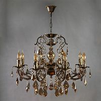 подвесная люстра ambiente alicante 8888/8 pb honey leaf в Ижевске