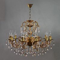 подвесная люстра ambiente alicante 8888/10 ab tear drop бронза в Ижевске