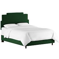 кровать двуспальная 180х200 зеленая paxton emerald velvet в Ижевске