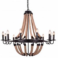 подвесная люстра arte lamp marsiglia a8956lm-12bk черная в Ижевске