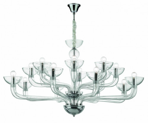 подвесная люстра ideal lux casanova sp16 trasparente в Ижевске