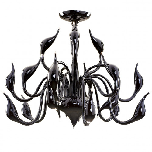 потолочная люстра lightstar cigno collo bk 751187 в Ижевске