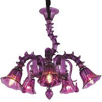 подвесная люстра arte lamp corno a8023lm-5cc фиолетовая в Ижевске