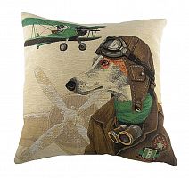 подушка с собакой-пилотом doggie fighters green в Ижевске