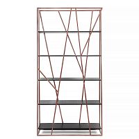 стеллаж powell copper черный дуб в Ижевске