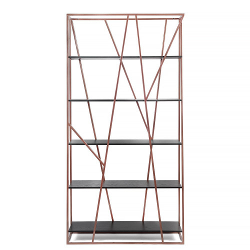 стеллаж powell copper черный дуб в Ижевске
