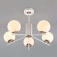 потолочная люстра eurosvet lucas 70092/5 белая в Ижевске