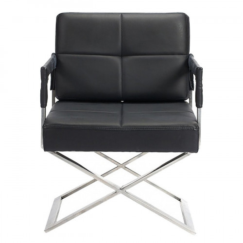 кресло aster x chair кожа черное в Ижевске