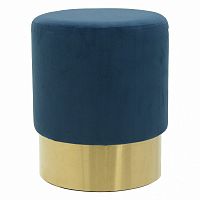пуф pudra blue синий с золотым в Ижевске
