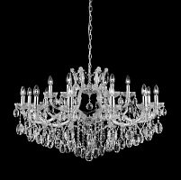 подвесная люстра crystal lux hollywood sp12+6 chrome хром в Ижевске