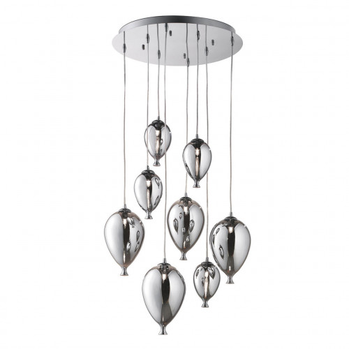 подвесная люстра ideal lux clown sp8 cromo в Ижевске
