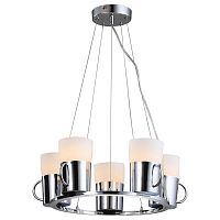 подвесная люстра arte lamp brooklyn a9484sp-5cc хром в Ижевске