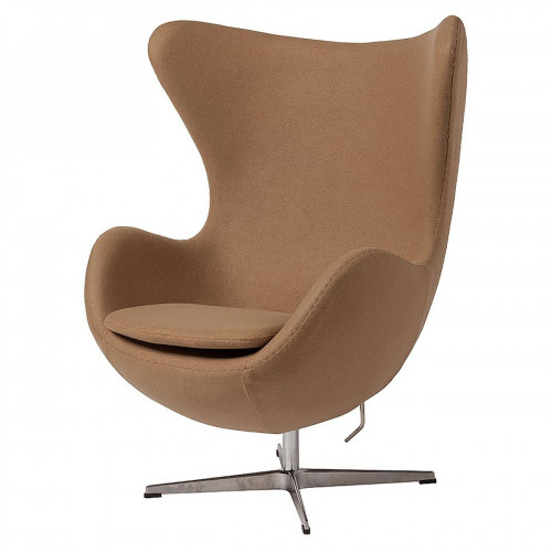 кресло egg chair темно-бежевое в Ижевске