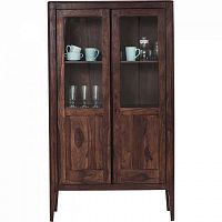шкаф-витрина brooklyn walnut коричневый 100x40 в Ижевске