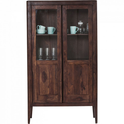 шкаф-витрина brooklyn walnut коричневый 100x40 в Ижевске