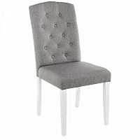 стул деревянный menson white / fabric pebble в Ижевске
