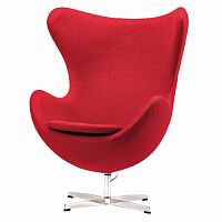 кресло egg chair красное в Ижевске