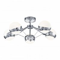 потолочная люстра freya silvia fr5009cl-05ch белая в Ижевске