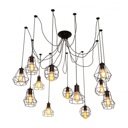 подвесная люстра arte lamp a4051sp-12bk в Ижевске