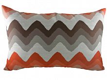 подушка с цветными волнами orange chevron в Ижевске