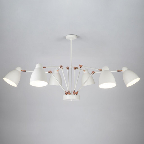 потолочная люстра eurosvet loft 70084/6 белый в Ижевске