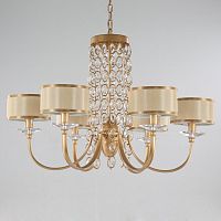 подвесная люстра newport 2906/c бежевая в Ижевске