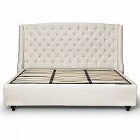 кровать двуспальная 180х200 бежевая из велюра dante в Ижевске