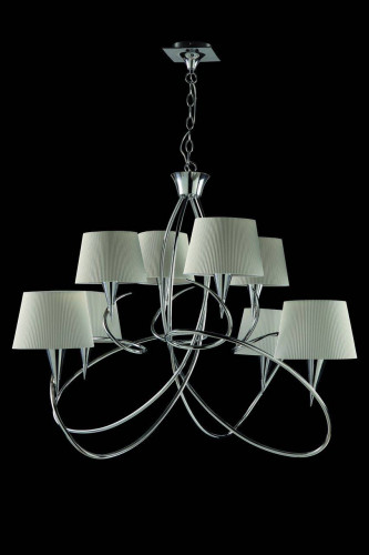 подвесная люстра mantra mara chrome - white 1654 в Ижевске