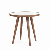 стол кофейный sputnik white and brown коичневый в Ижевске
