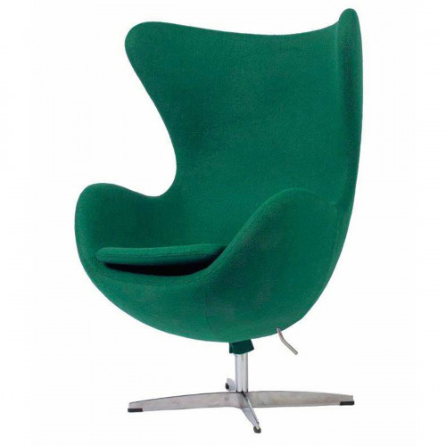 кресло egg chair темно-зеленое в Ижевске