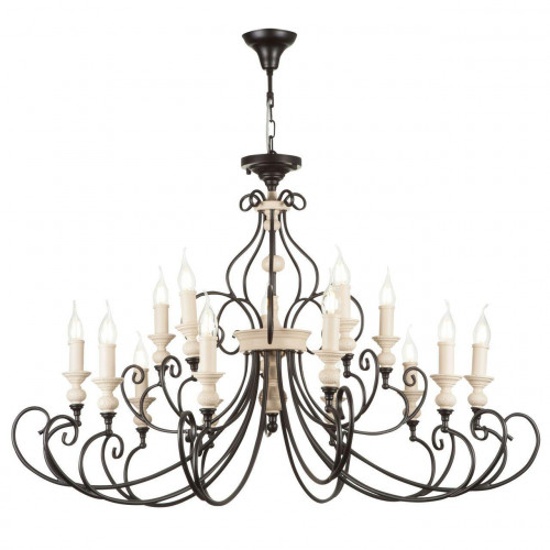 подвесная люстра maytoni karina h631pl-15b бежевая в Ижевске