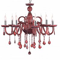 подвесная люстра ideal lux giudecca sp8 rosso в Ижевске