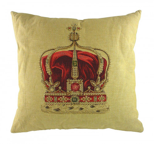 подушка с картинкой короны queen crown cream в Ижевске