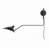 настенный светильник sconce mouille 1 лампа 1 черный в Ижевске