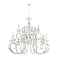 подвесная люстра odeon light zefiro 3932/15 белая в Ижевске