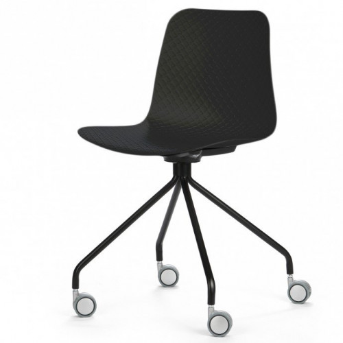 стул glide на колесиках черный в Ижевске