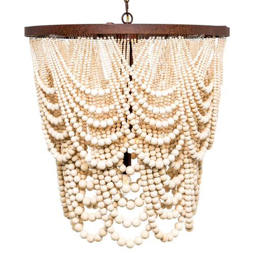 люстра «вандербилт» бусины из древесины нанизанные на нити в Ижевске