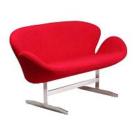 диван swan sofa прямой красный в Ижевске