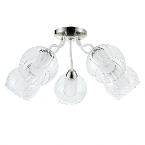 потолочная люстра freya clara fr5604-cl-05-ch белая в Ижевске