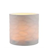 подсвечник белый стеклянный fontana m от eichholtz, 20 см в Ижевске