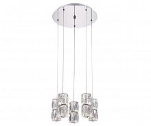 подвесная светодиодная люстра kink light аква-кристалл 08620-5a в Ижевске