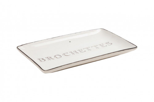 декоративное блюдо brochettes white в Ижевске