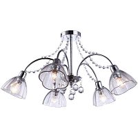 потолочная люстра arte lamp silenzio a9559pl-5cc хром в Ижевске