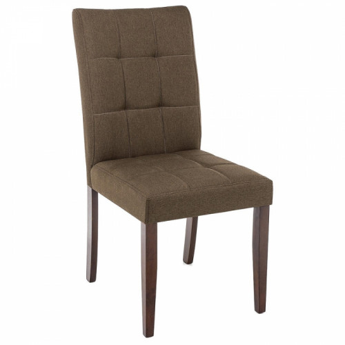 стул деревянный madina dark walnut / fabric brown в Ижевске