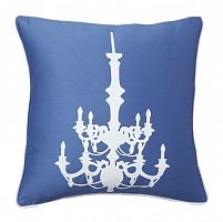 подушка с рисунком канделябра chandelier diamond-blue в Ижевске