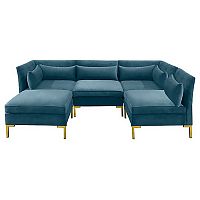 диван zara sectional угловой синий в Ижевске