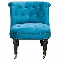 низкое кресло aviana blue velvet в Ижевске