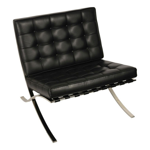 кресло barcelona style chair черное в Ижевске